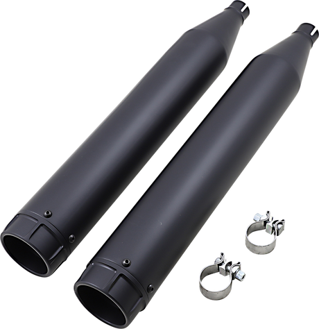 4-1/2\" Torquer Mufflers for \'95-\'16 FL - Black 1995 - 2016