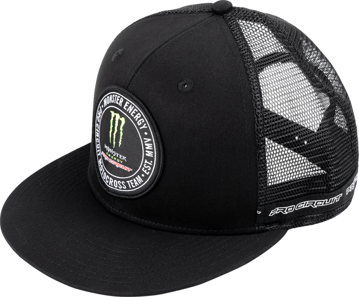 Patch Snapback Hat - Black