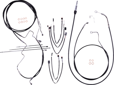 Control Cable Kit - XR - Black/Chrome 2021 - 2022