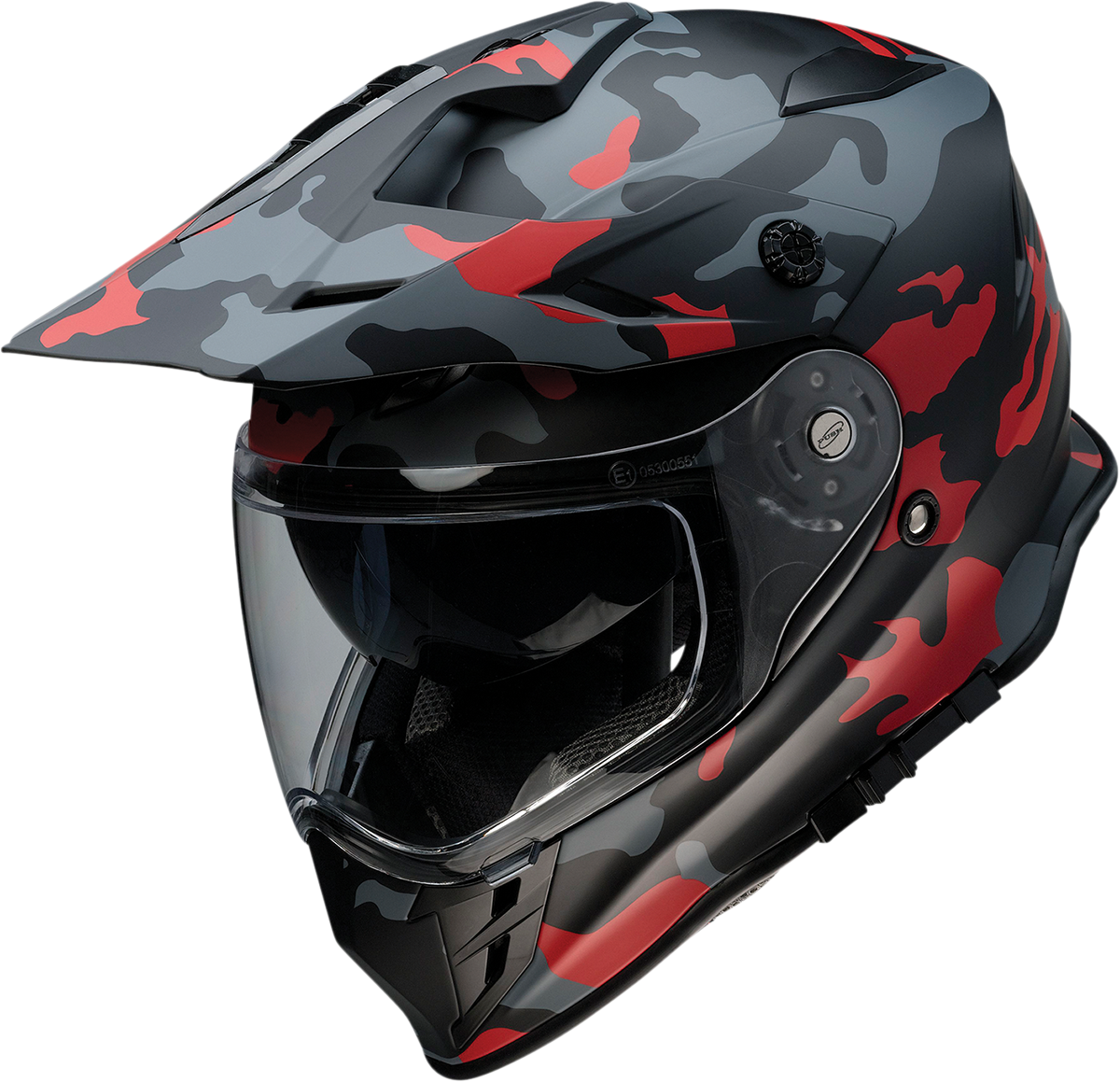 Range Helmet - Camo - Red - 2XL