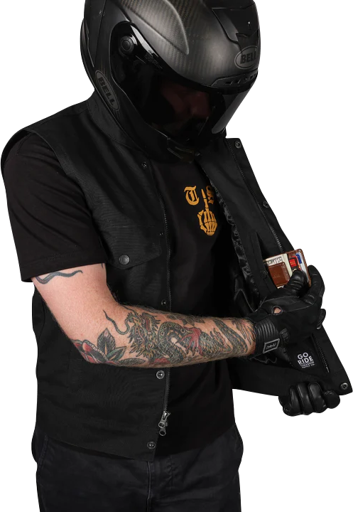 Nightrider v2 Riding Vest - Black - 2XL