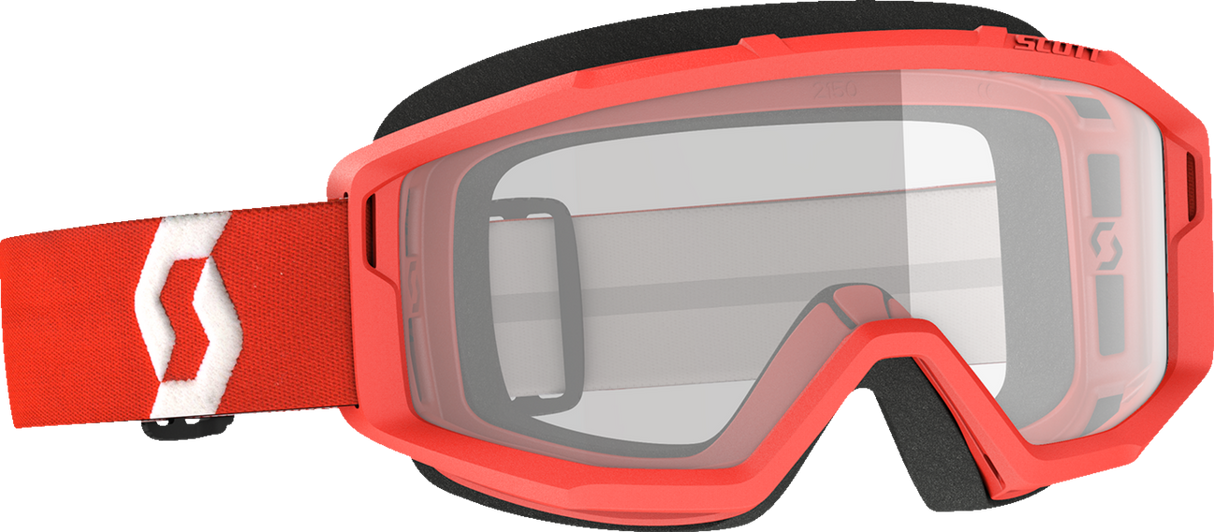 Primal Goggles - Red - Clear