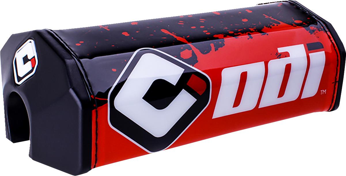 Handlebar Pad - Oversized - Splatter - Red/Black