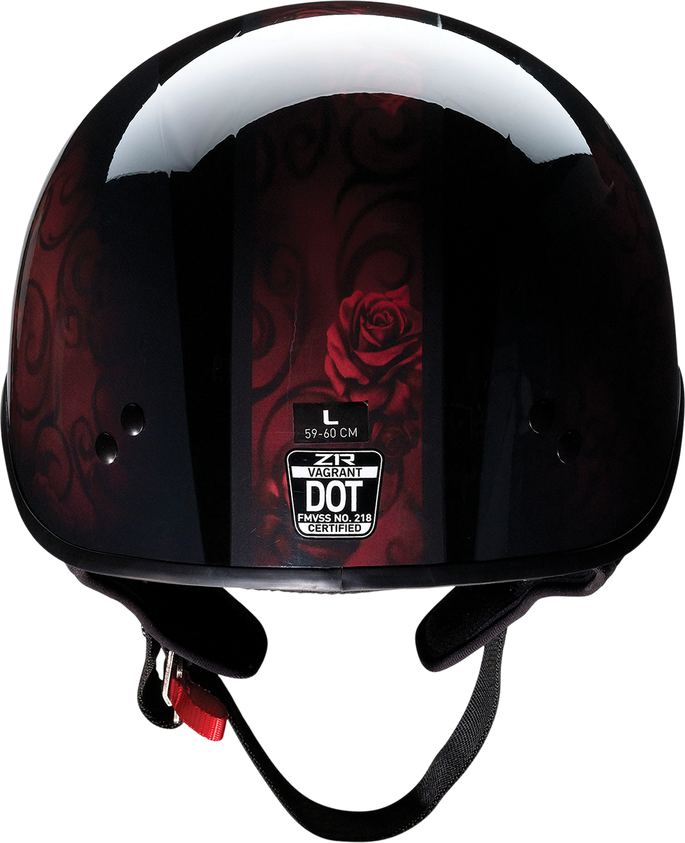 Vagrant Helmet - Red Catrina - Black/Red - Small