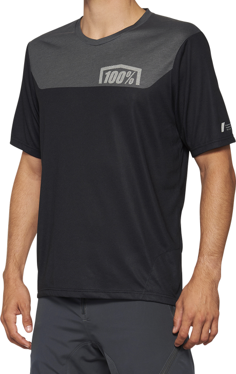 Airmatic Jersey - Short-Sleeve - Black/Charcoal - XL