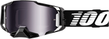 Armega Goggles - Black - Silver Flash Mirror