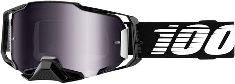 Armega Goggles - Black - Silver Flash Mirror