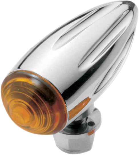 Bullet Marker Light - Chrome/Ball-Milled