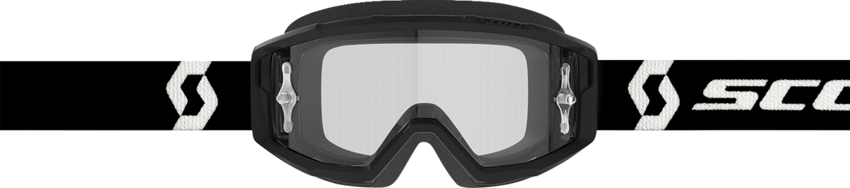 Primal Goggles - Black/White - Clear