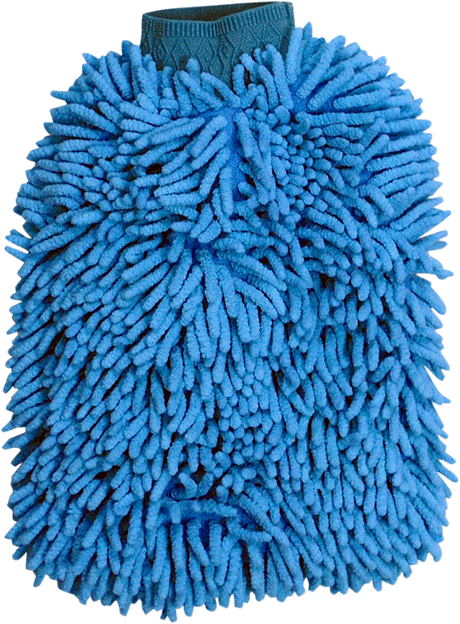 Microfiber Wash Mitt - Blue