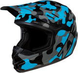 Youth Rise Helmet - Camo - Blue - Small