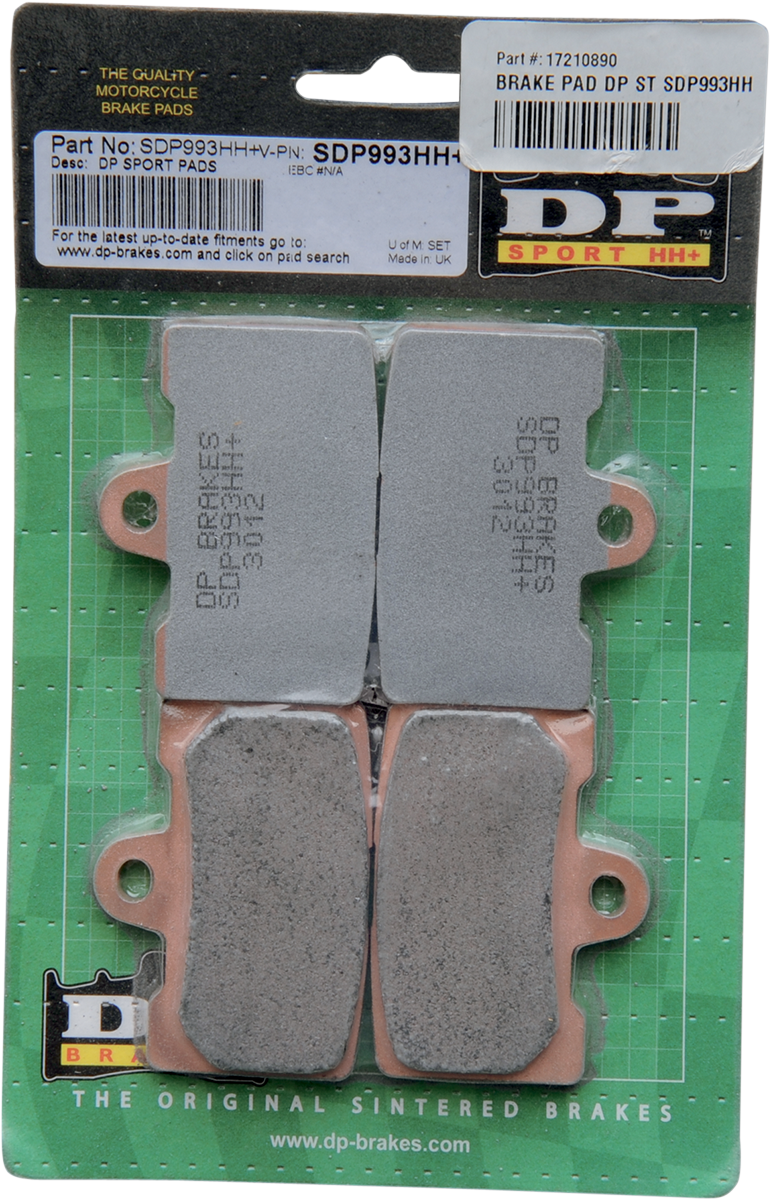 Sintered Metal Brake Pads - Buell - SDP993HH 2008 - 2010