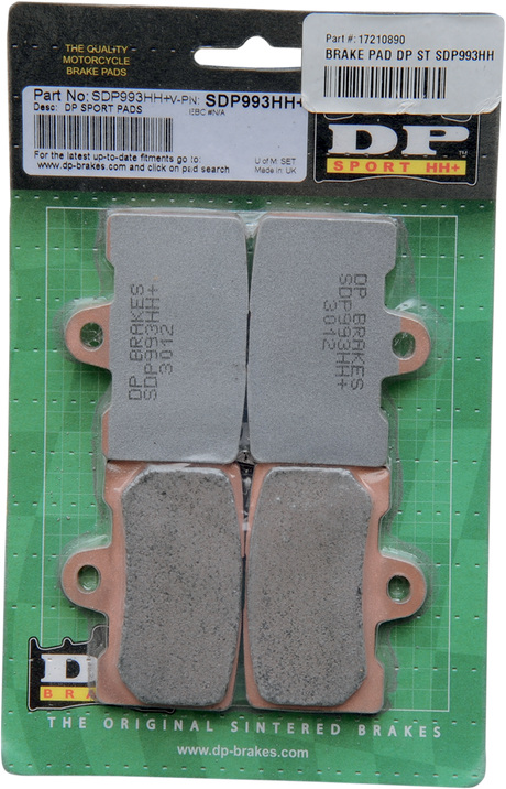 Sintered Metal Brake Pads - Buell - SDP993HH 2008 - 2010