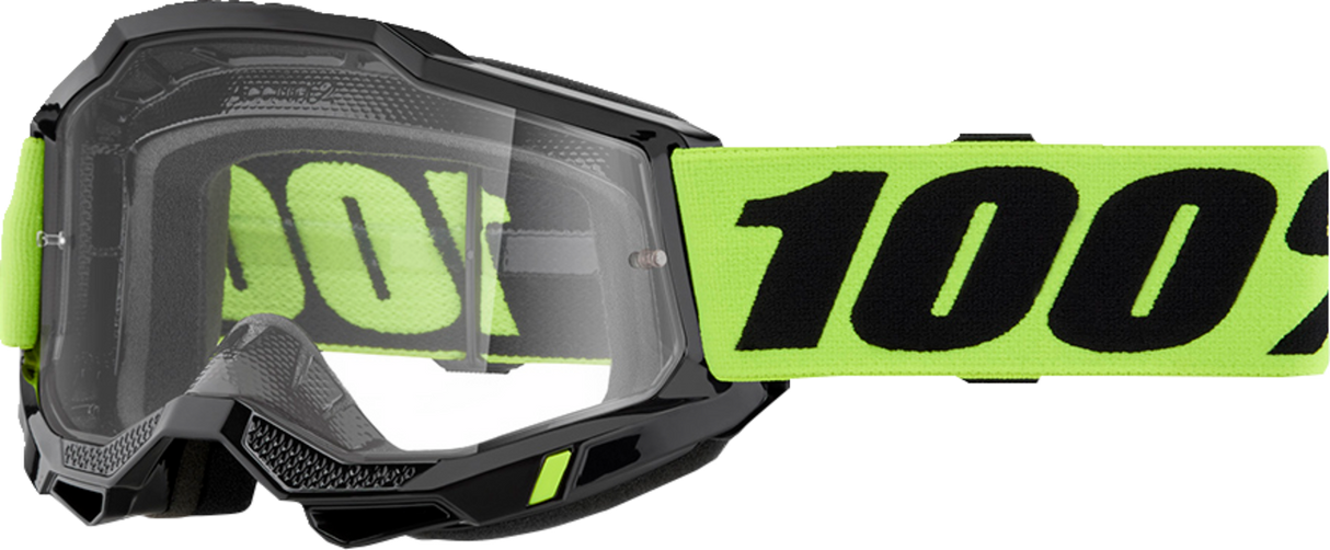 Accuri 2 Goggle - Neon Yellow - Clear