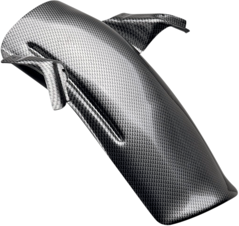 Rear Splash Guard - Black Carbon Fiber-Look 2008 - 2012