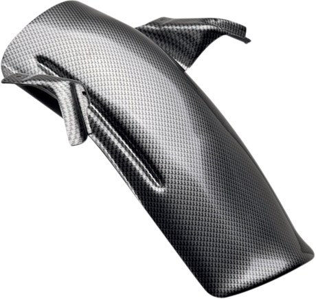 Rear Splash Guard - Black Carbon Fiber-Look 2008 - 2012