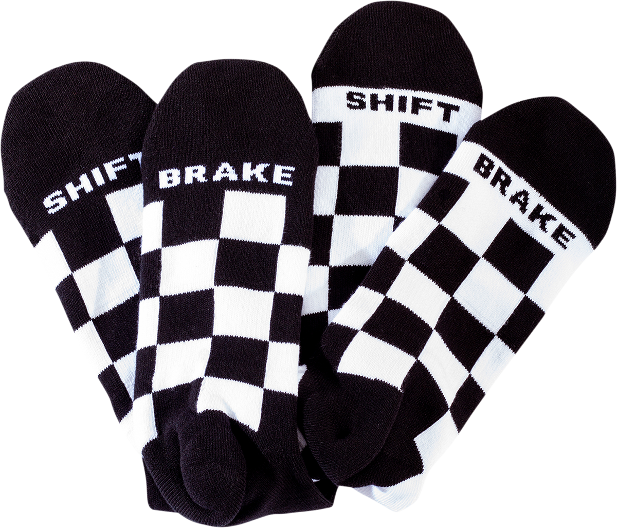 Checker Socks - 2 pack - One Size