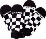 Checker Socks - 2 pack - One Size