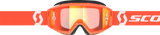 Primal Goggles - Orange/White - Orange Chrome Works