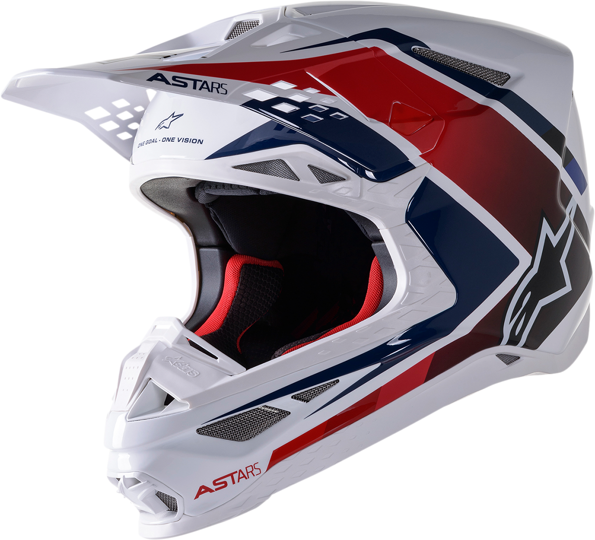 Supertech M10 Helmet - Meta 2 - MIPS® - White/Red/Blue - Medium