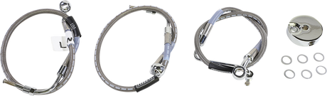 Brake Line - Front - Stainless Steel 1984 - 2007