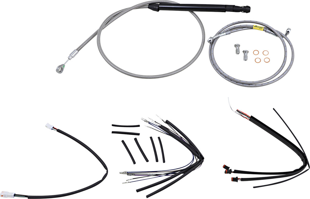 Control Kit - 16\" Gorilla Handlebars - Stainless 2018 - 2021