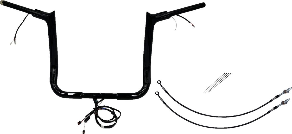 Handlebar Kit - Pointed Top - 14\" - Black 2016 - 2020