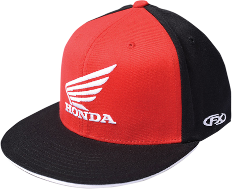 Honda Big Wing Flexfit® Hat - Red/Black - Small/Medium