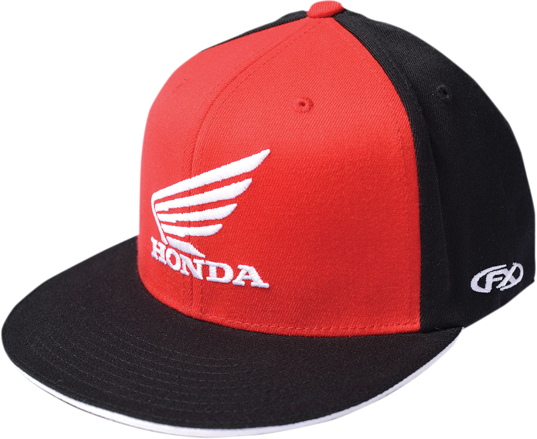 Honda Big Wing Flexfit® Hat - Red/Black - Large/XL