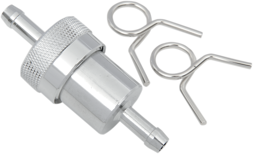 Fuel Filter - Chrome - 1/4\"