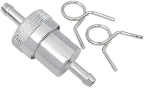 Fuel Filter - Chrome - 1/4\"