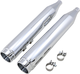 4-1/2\" Torquer Mufflers for \'95-\'16 FL - Chrome 1995 - 2016