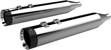 Mufflers - Chrome with Turbine Tip 1996 - 2016