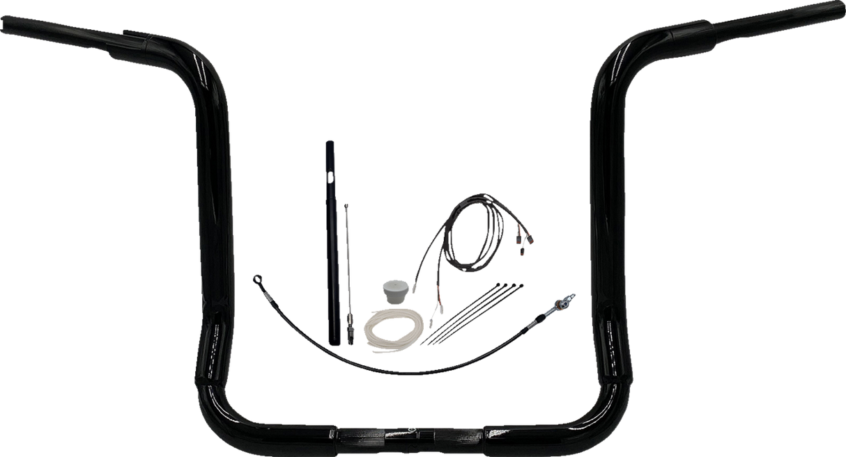 Handlebar Kit - Rounded Top - 16\" - Black 2021 - 2022