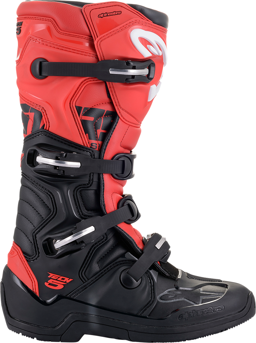 Tech 5 Boots - Black/Red- US 7