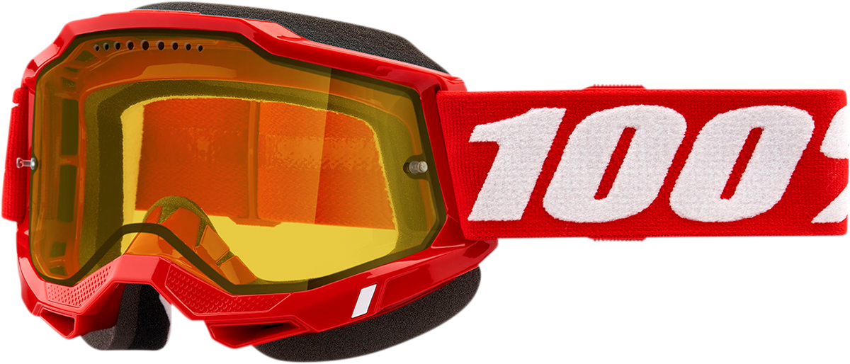 Accuri 2 Snow Goggles - Red - Yellow