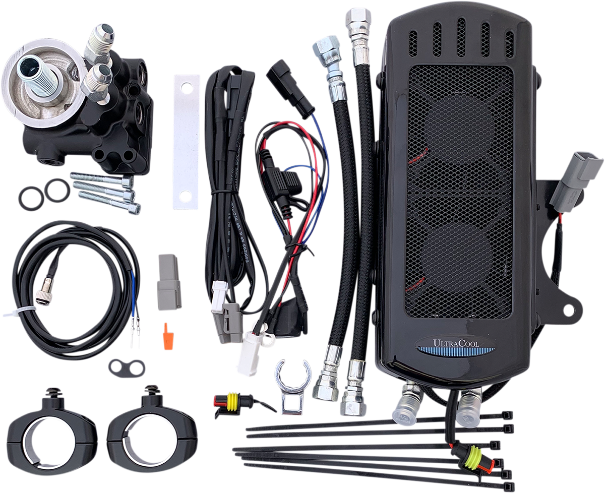 Oil Cooler Kit - Gloss Black - Indian 2014 - 2023