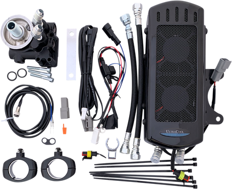 Oil Cooler Kit - Gloss Black - Indian 2014 - 2023