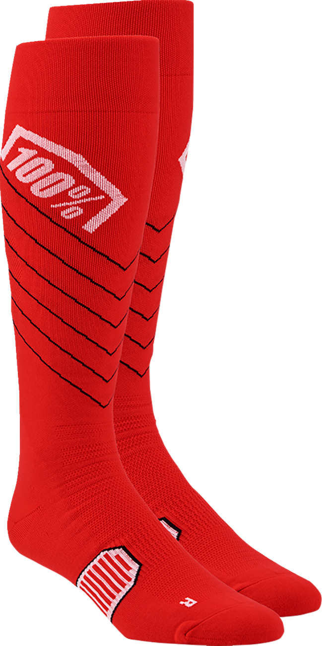 Hi-Side Performance Socks - Red - Small/Medium