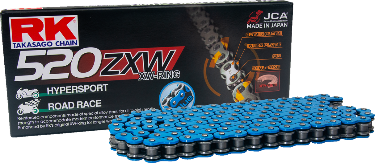 520 ZXW - Connecting Link - Rivet - Blue