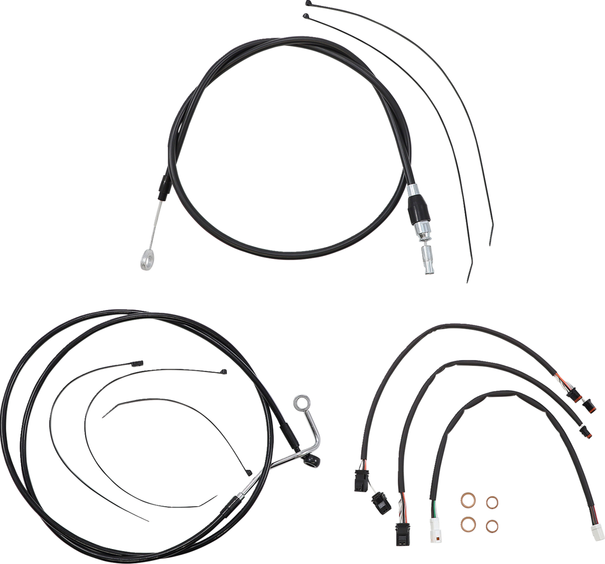 Control Cable Kit - XR - Black 2021 - 2022