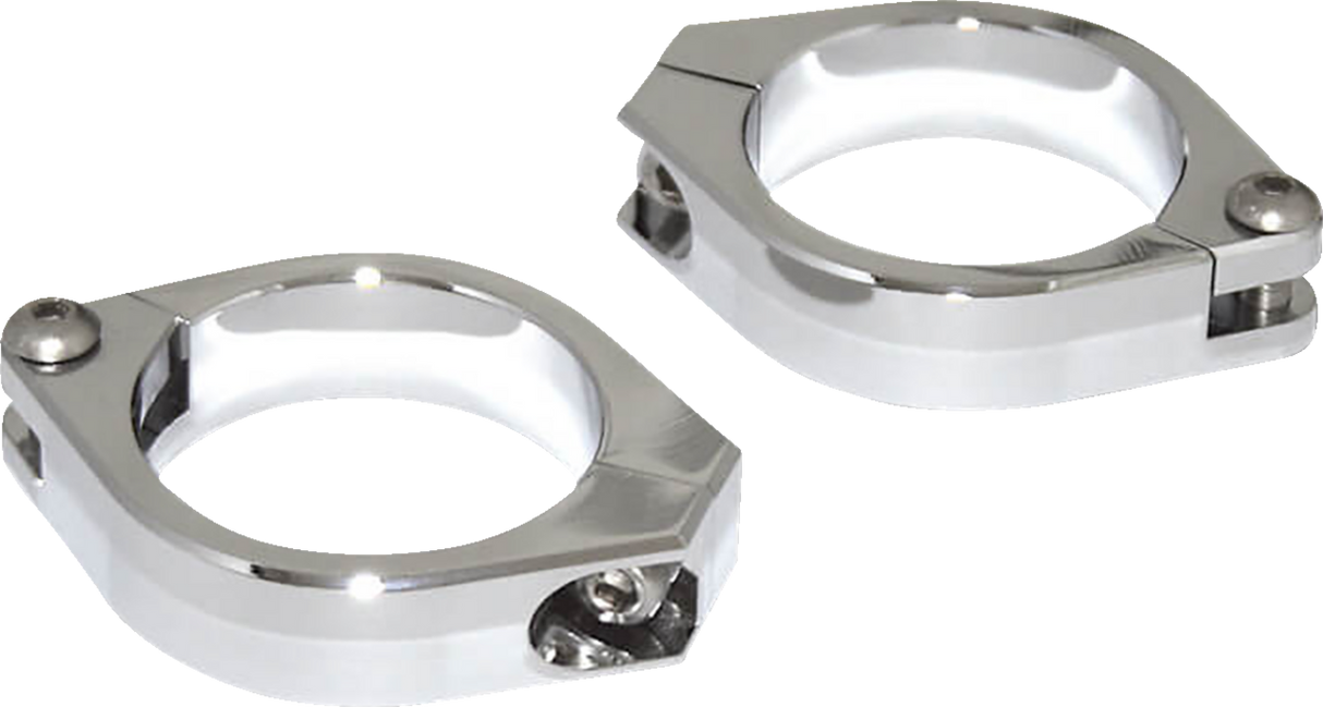 Fork Clamps - 42-43 mm - Chrome