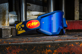 PowerCore Goggles - Flame - Navy - Blue Mirror