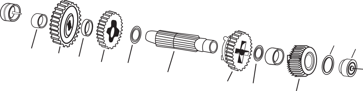 Countershaft - 1st Gear 1973 - 1984