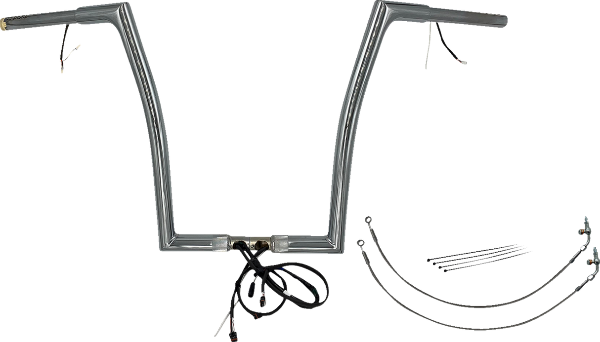 Handlebar Kit - Flat Top - 16\" - Chrome 2015 - 2015