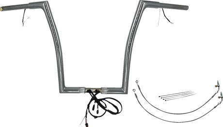 Handlebar Kit - Flat Top - 16\" - Chrome 2015 - 2015