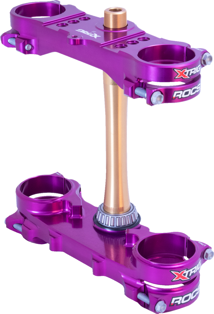 Triple Clamp - 22 mm - Purple 2023 - 2024