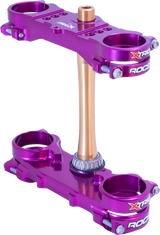 Triple Clamp - 22 mm - Purple 2023 - 2024