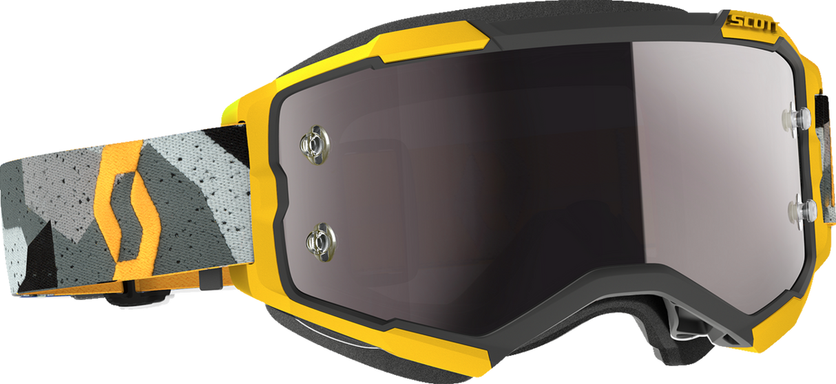 Fury Goggle - Camo Gray/Yellow - Silver Works