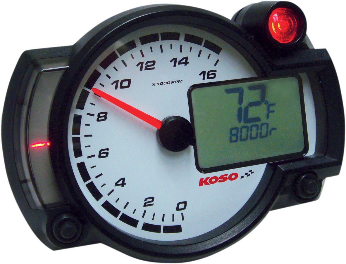 RX2-NR GP-Style Race Tachometer - 5.35\" W x 4\" H x 2.05\" D